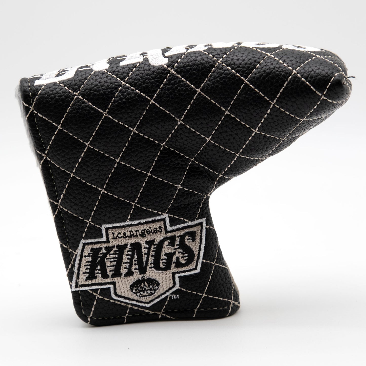 Los Angeles Kings split blade putter quilted golf headcover