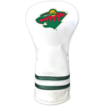 Minnesota Wild Vintage White bedruckte Driver-Schlägerhaube