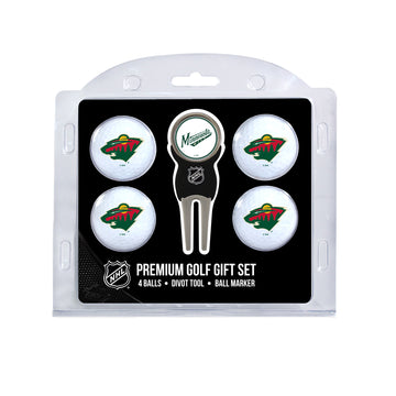 Minnesota Wild Golf-Geschenkset mit 4 Bällen
