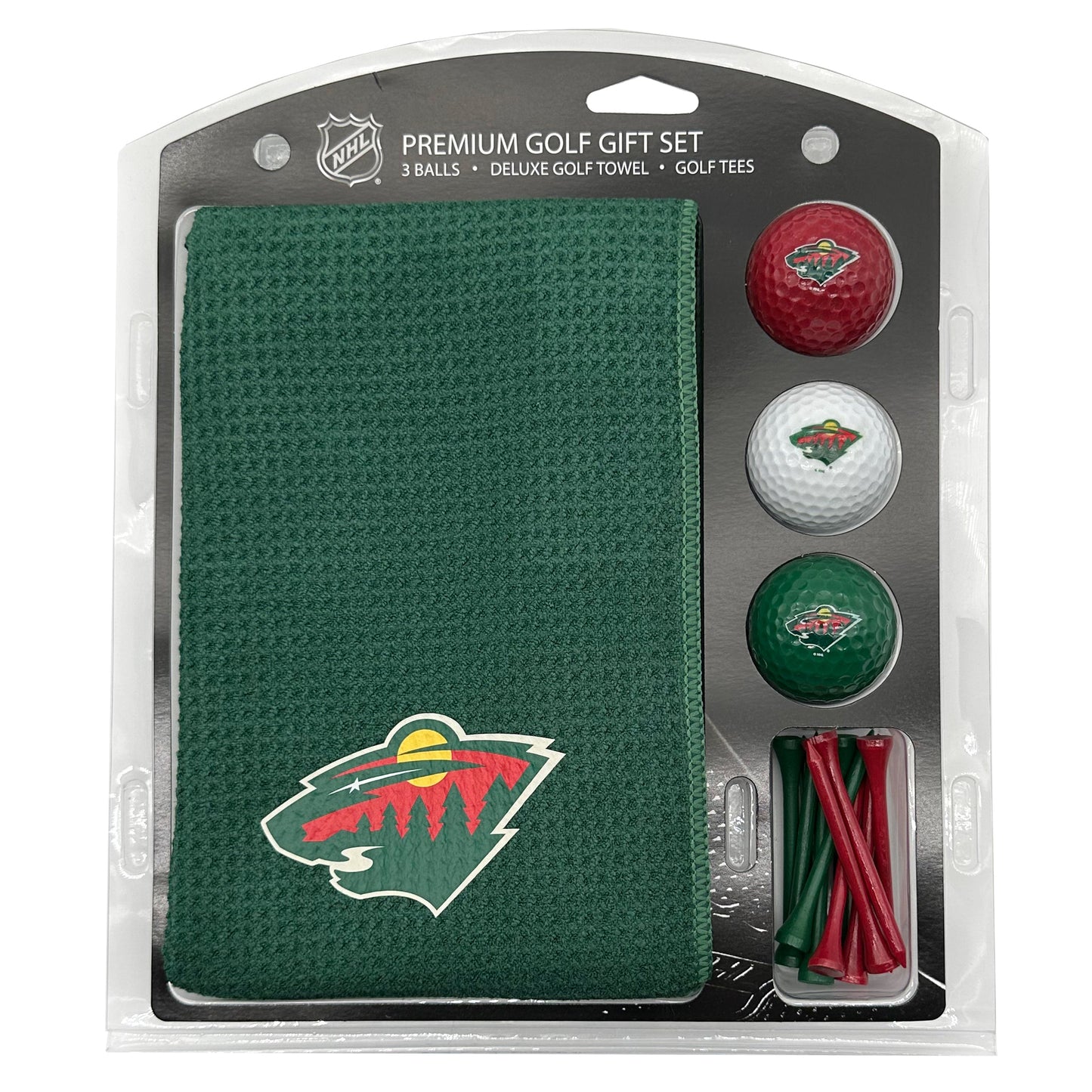 Minnesota Wild Microfiber Towel Golf Gift Set - Club Rehab