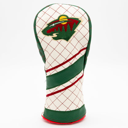 Minnesota Wild stripe fairway quilted golf headcover