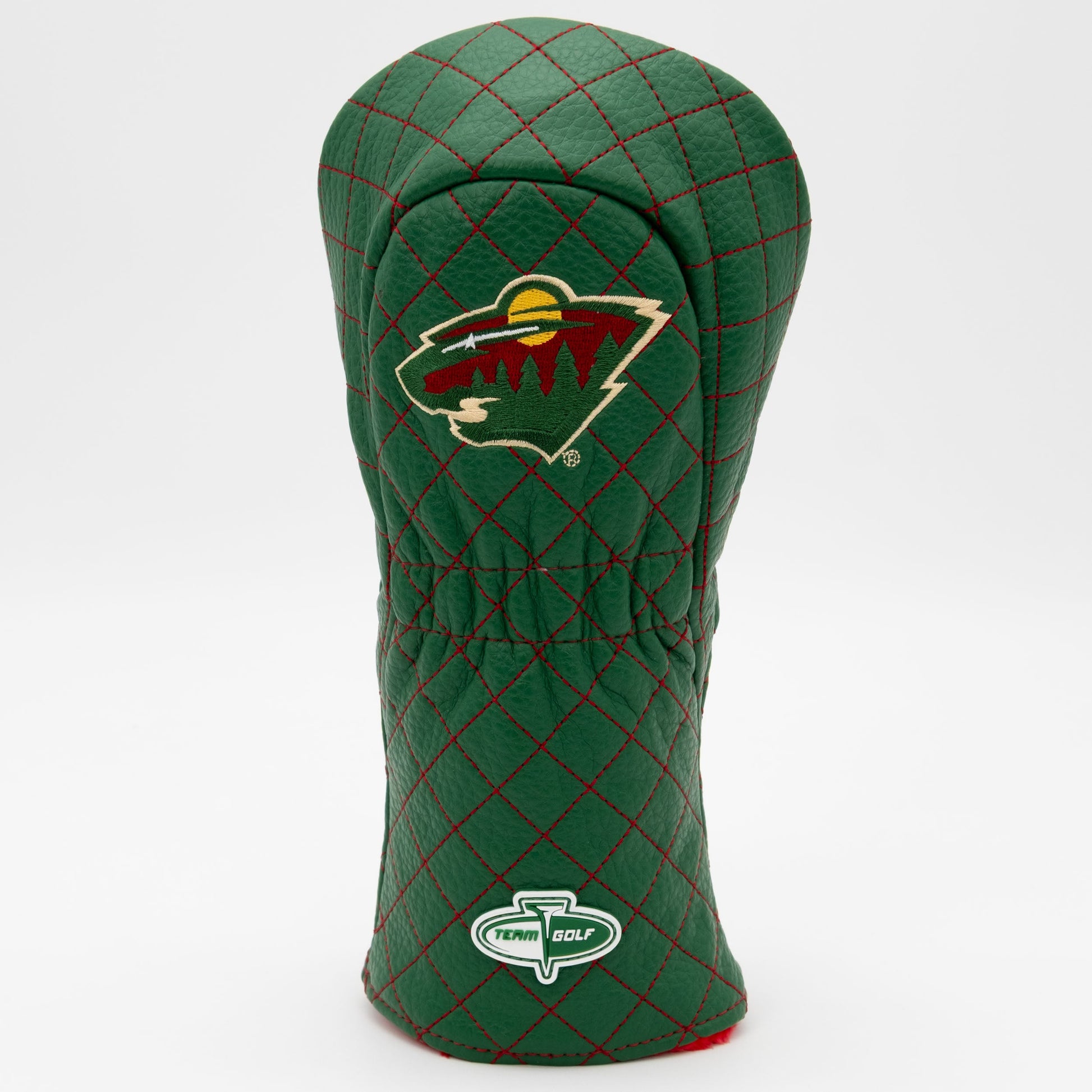 Minnesota Wild solid fairway quilted golf headcover alternate view