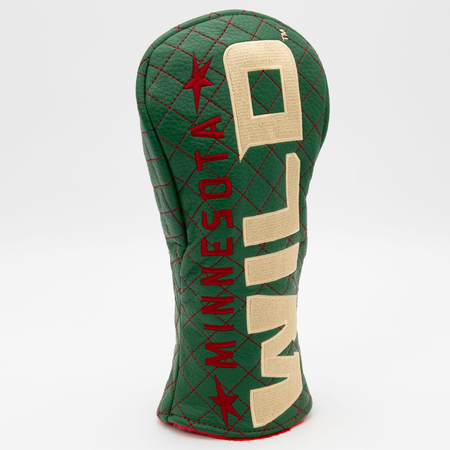 Minnesota Wild solid fairway quilted golf headcover alternate view
