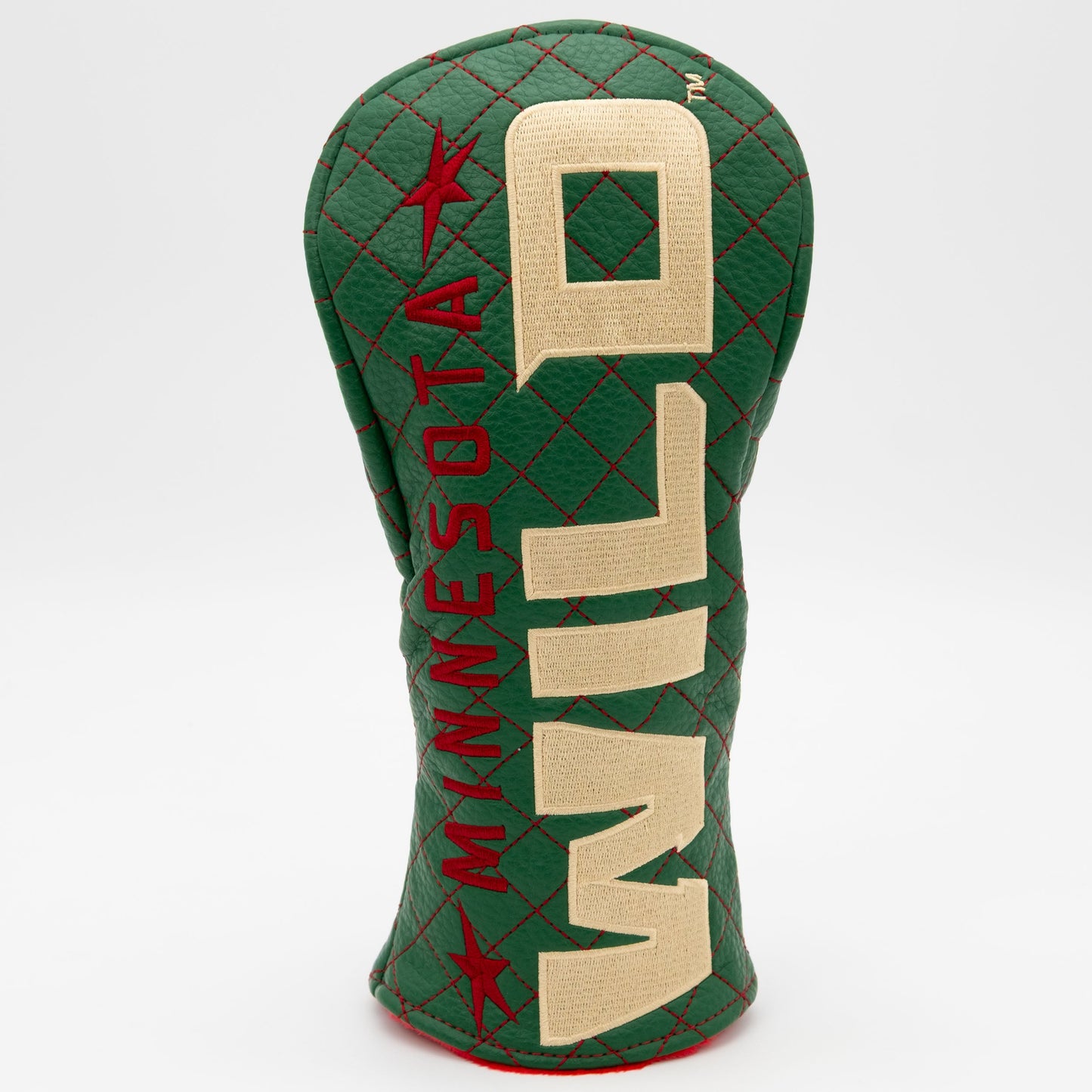 Minnesota Wild solid fairway quilted golf headcover