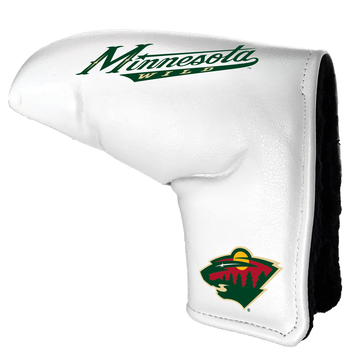 Minnesota Wild 54 white print Tour Blade Putter Cover