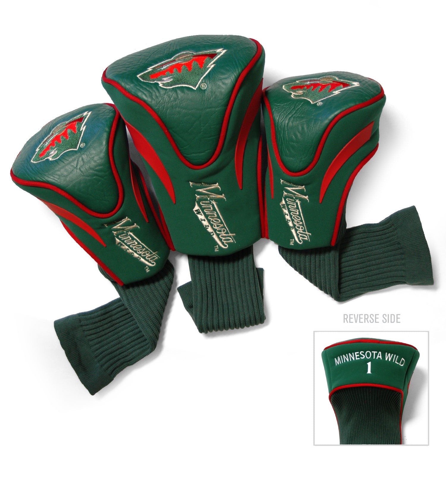 Minnesota Wild 3 Pack Contour Sock Headcovers - Club Rehab