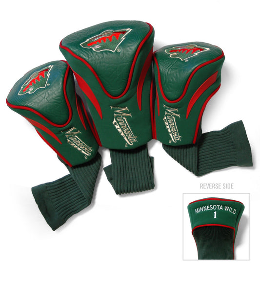 Minnesota Wild 3 Pack Contour Sock Headcovers - Club Rehab