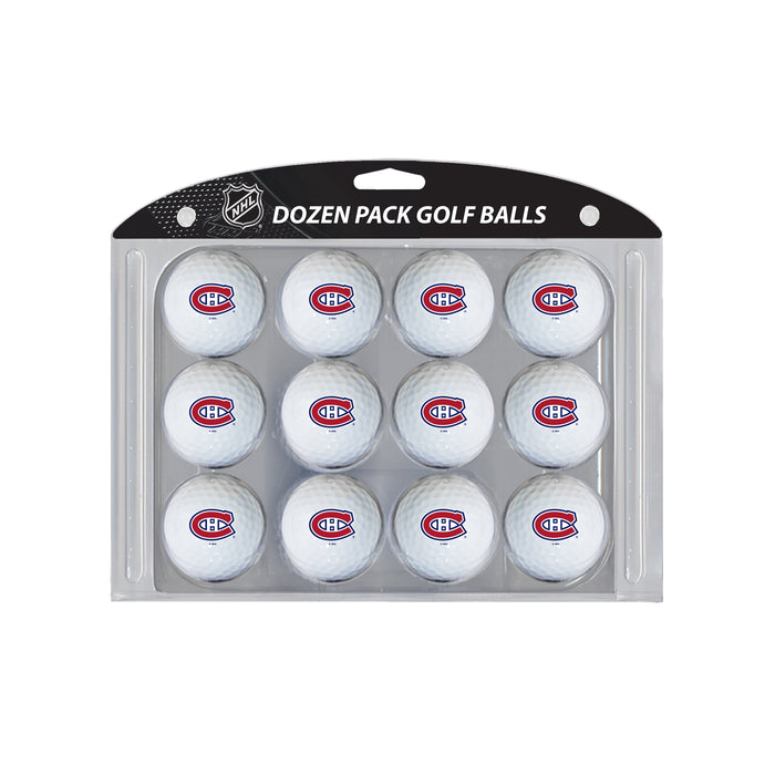 Montreal Canadiens logo golf balls, 12 pack