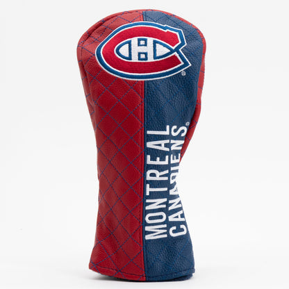 Montreal Canadiens split fairway quilted golf headcover
