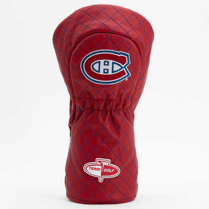 Montreal Canadiens solid driver quilted golf headcover alternate view
