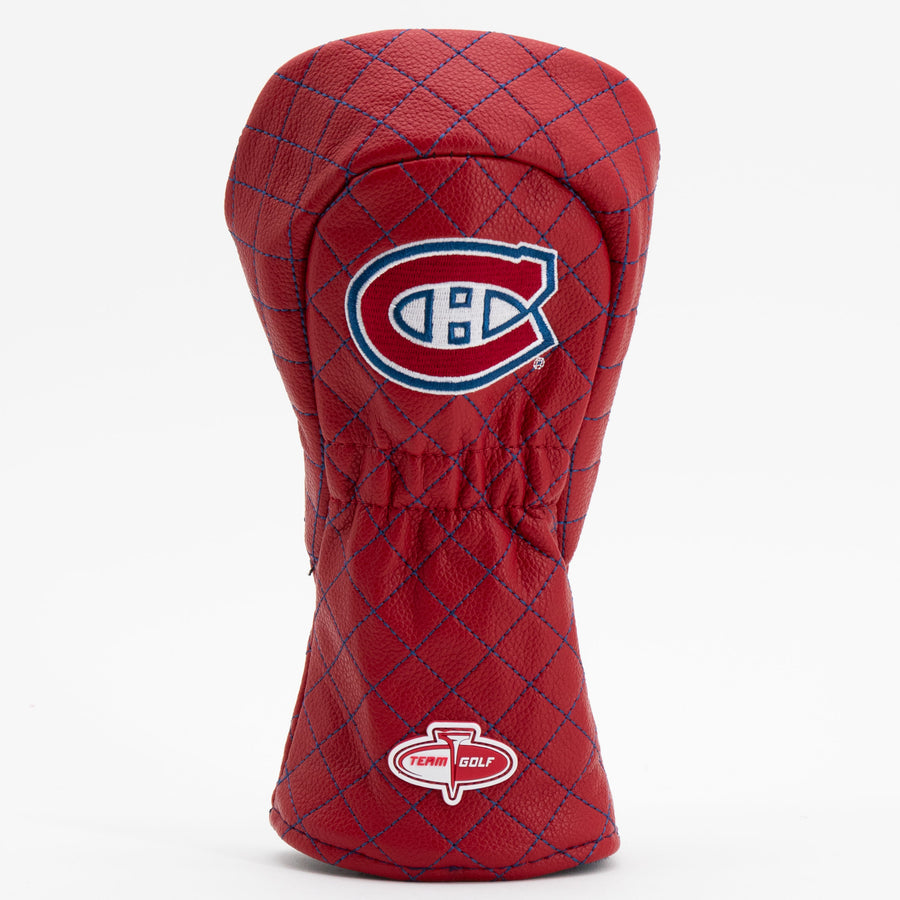 Montreal Canadiens solid quilted fairway cover, back view