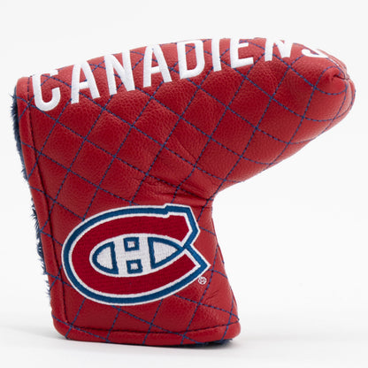 Montreal Canadiens solid blade putter quilted golf headcover