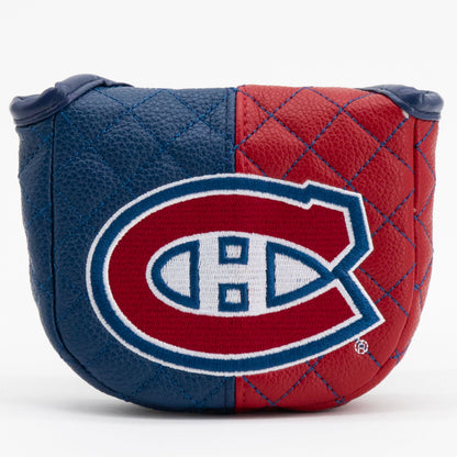 Montreal Canadiens split mallet putter quilted golf headcover