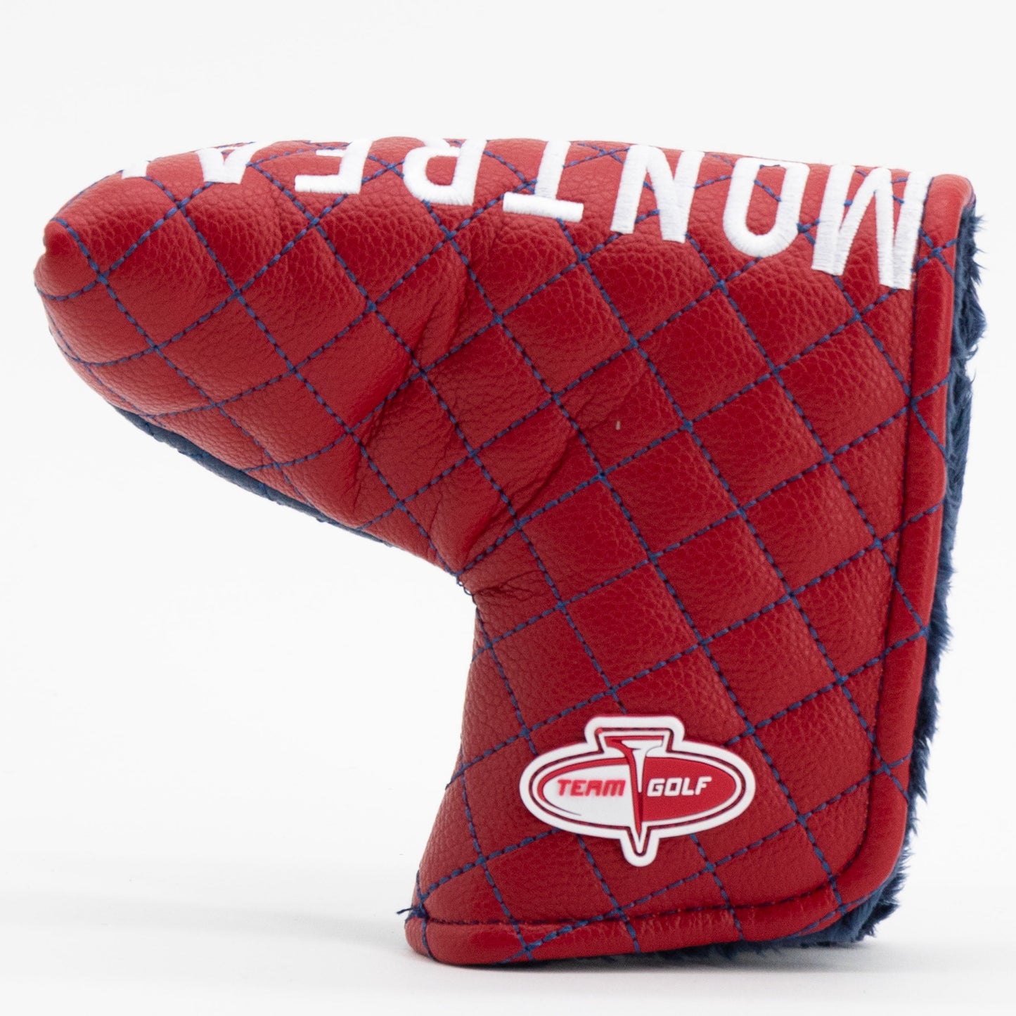 Montreal Canadiens split blade putter quilted golf headcover alternate view