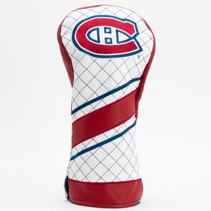 Montreal Canadiens stripe driver quilted golf headcover