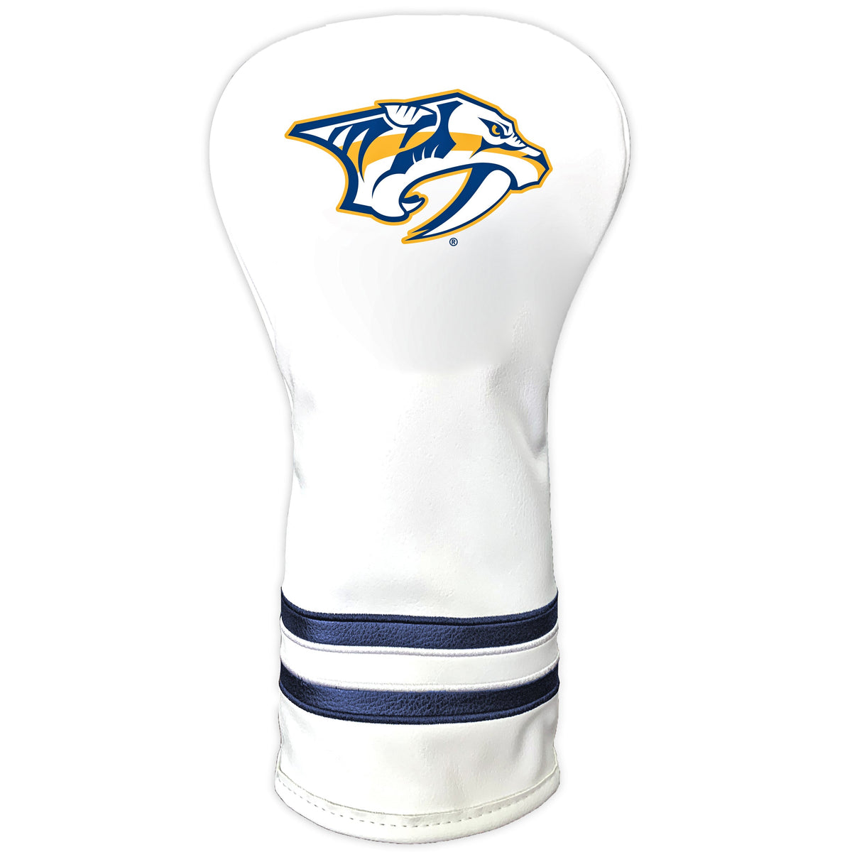 Nashville Predators vintage driver white printed golf headcover