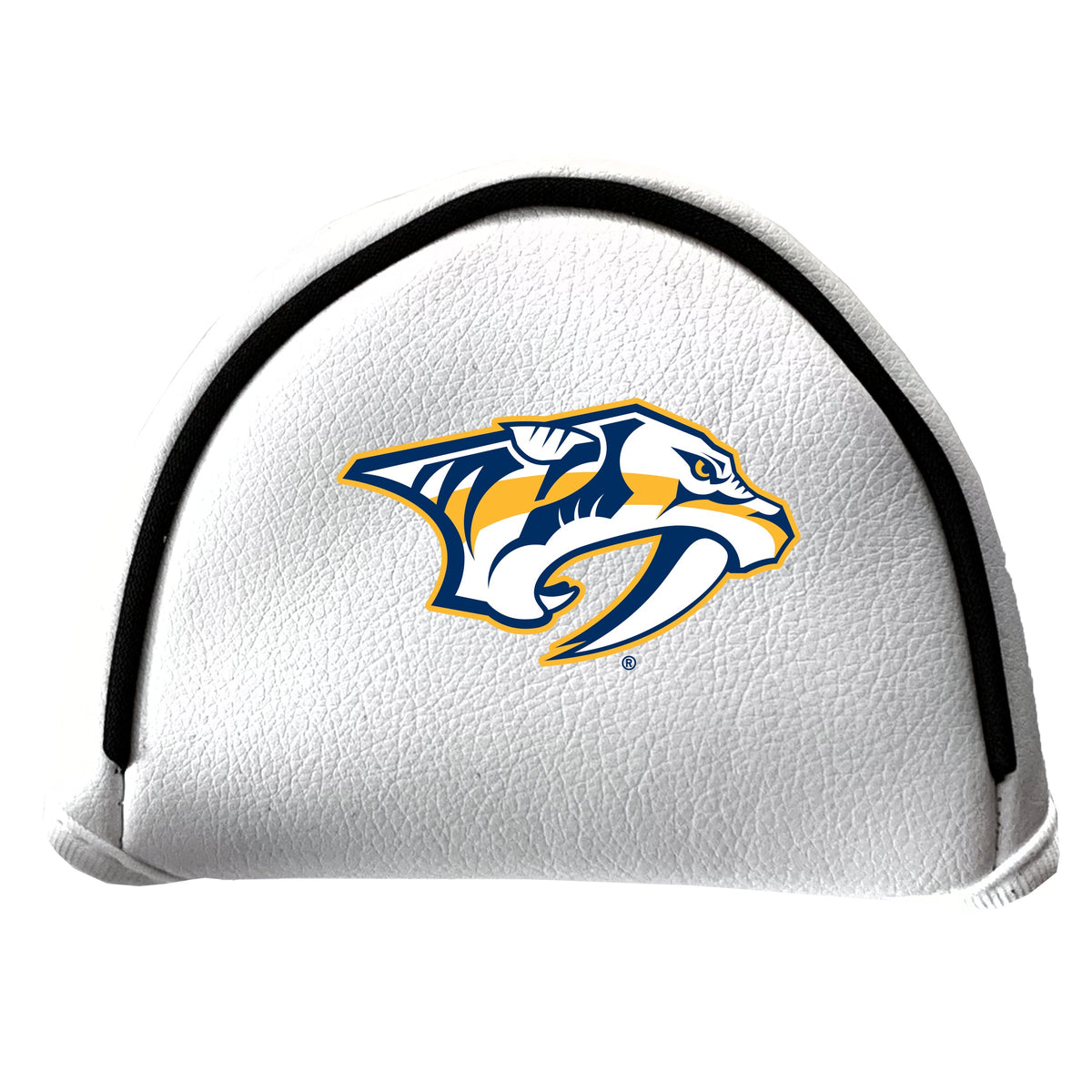 Nashville Predators vintage mallet putter white printed golf headcover