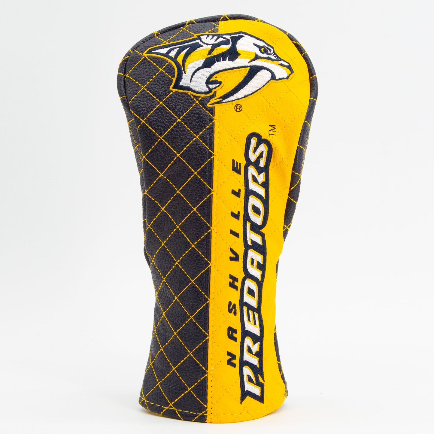 Nashville Predators split fairway quilted golf headcover