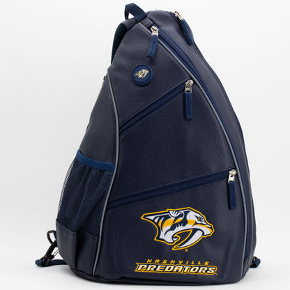 Nashville Predators PU leather backpack by Team Golf, view 1