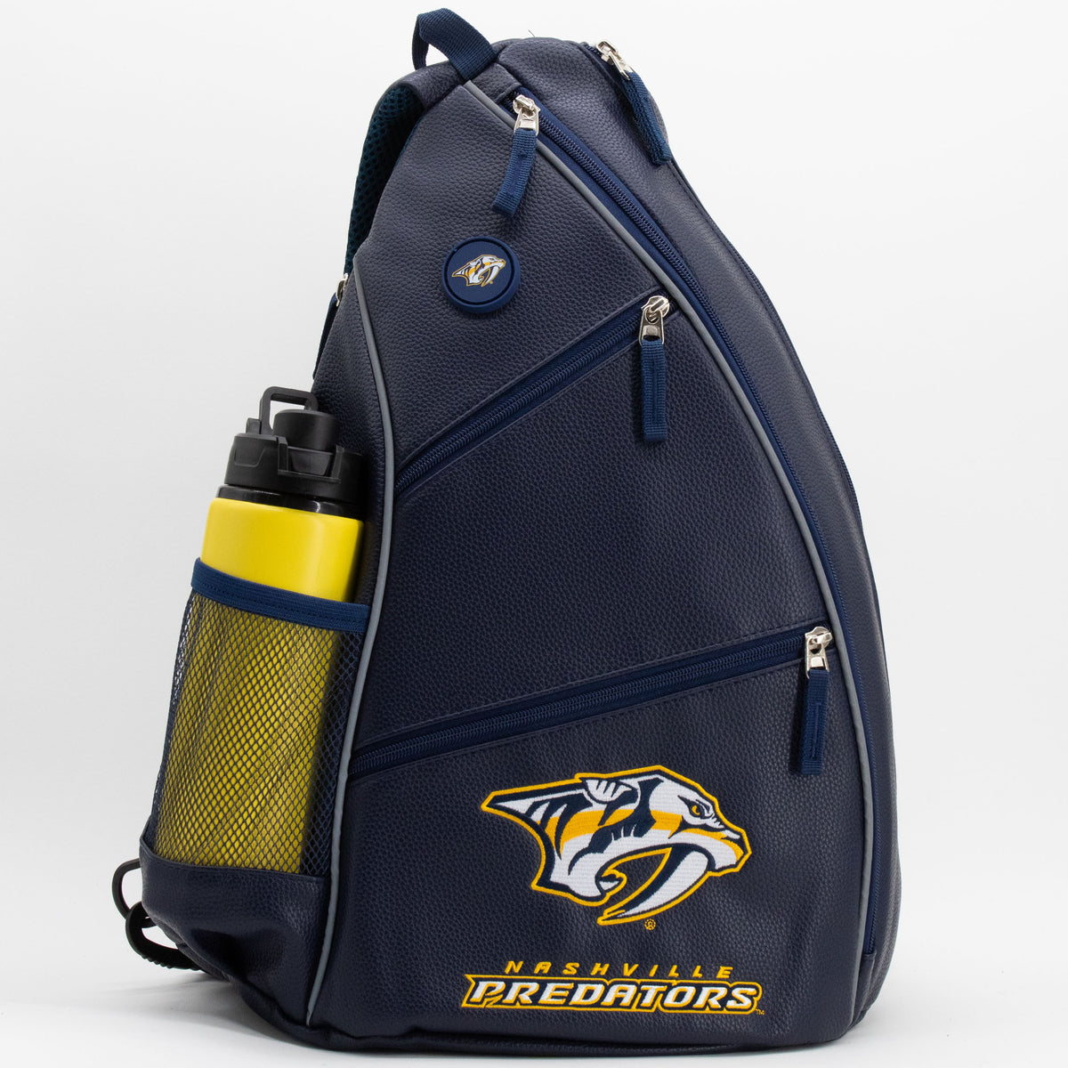 Nashville Predators PU leather backpack by Team Golf, view 3
