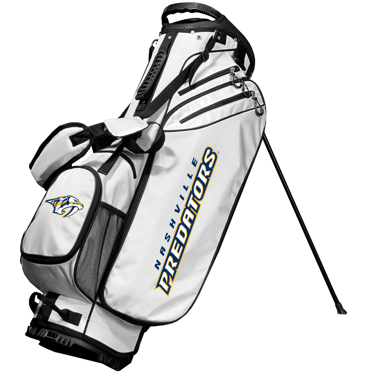 Nashville Predators Birdie stand golf bag, White color