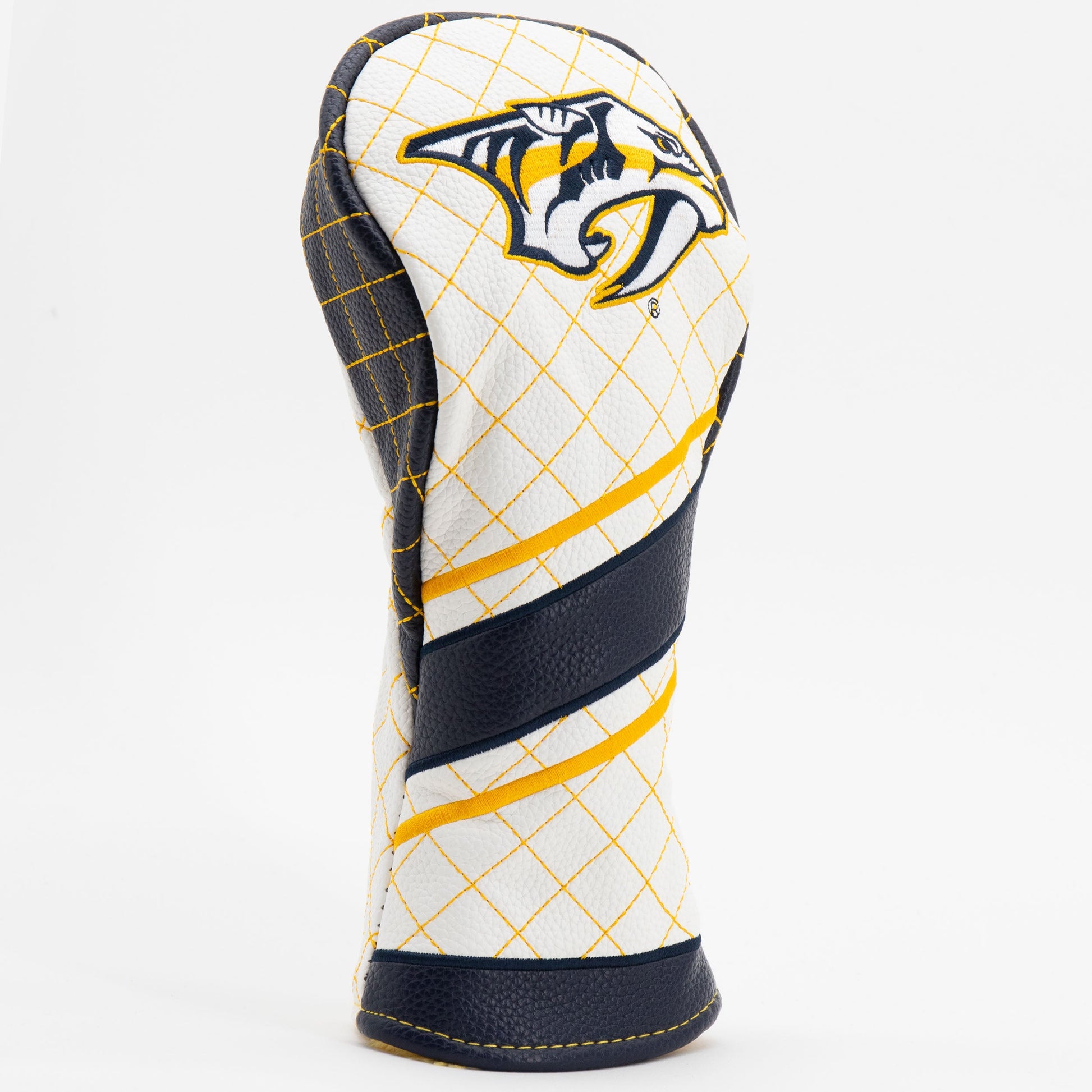 Nashville Predators stripe fairway quilted golf headcover alternate view