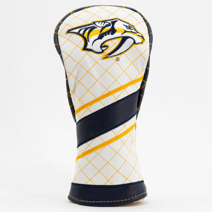 Nashville Predators stripe fairway quilted golf headcover