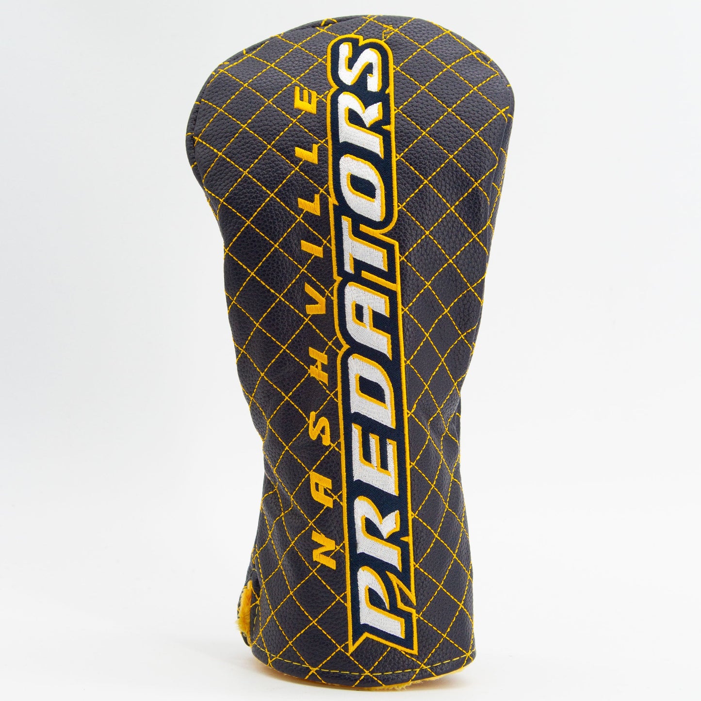 Nashville Predators solid driver quilted golf headcover