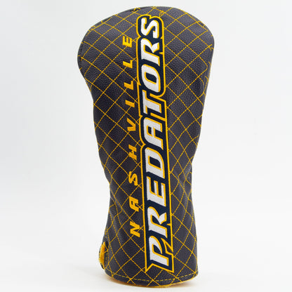 Nashville Predators solid driver quilted golf headcover