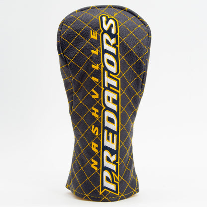 Nashville Predators Solid Fairway quilted headcover, front view