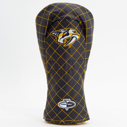 Nashville Predators solid fairway quilted golf headcover alternate view