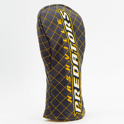 Nashville Predators solid fairway quilted golf headcover alternate view