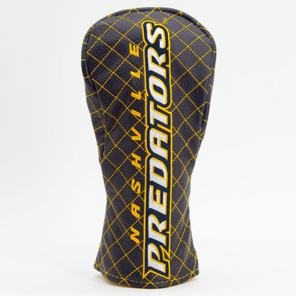 Nashville Predators solid fairway quilted golf headcover