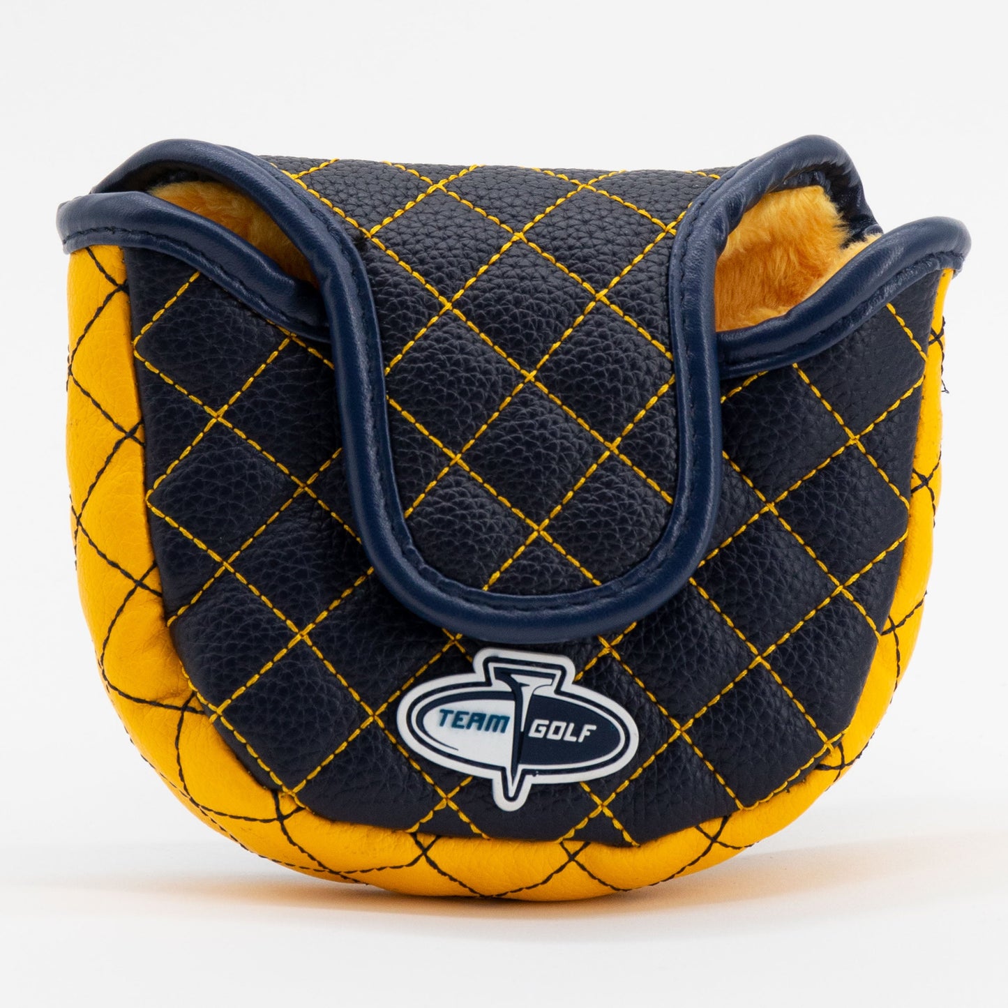 Nashville Predators solid mallet putter quilted golf headcover alternate view