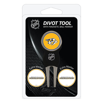 Nashville Predators Pitchgabel + 3 Ballmarker