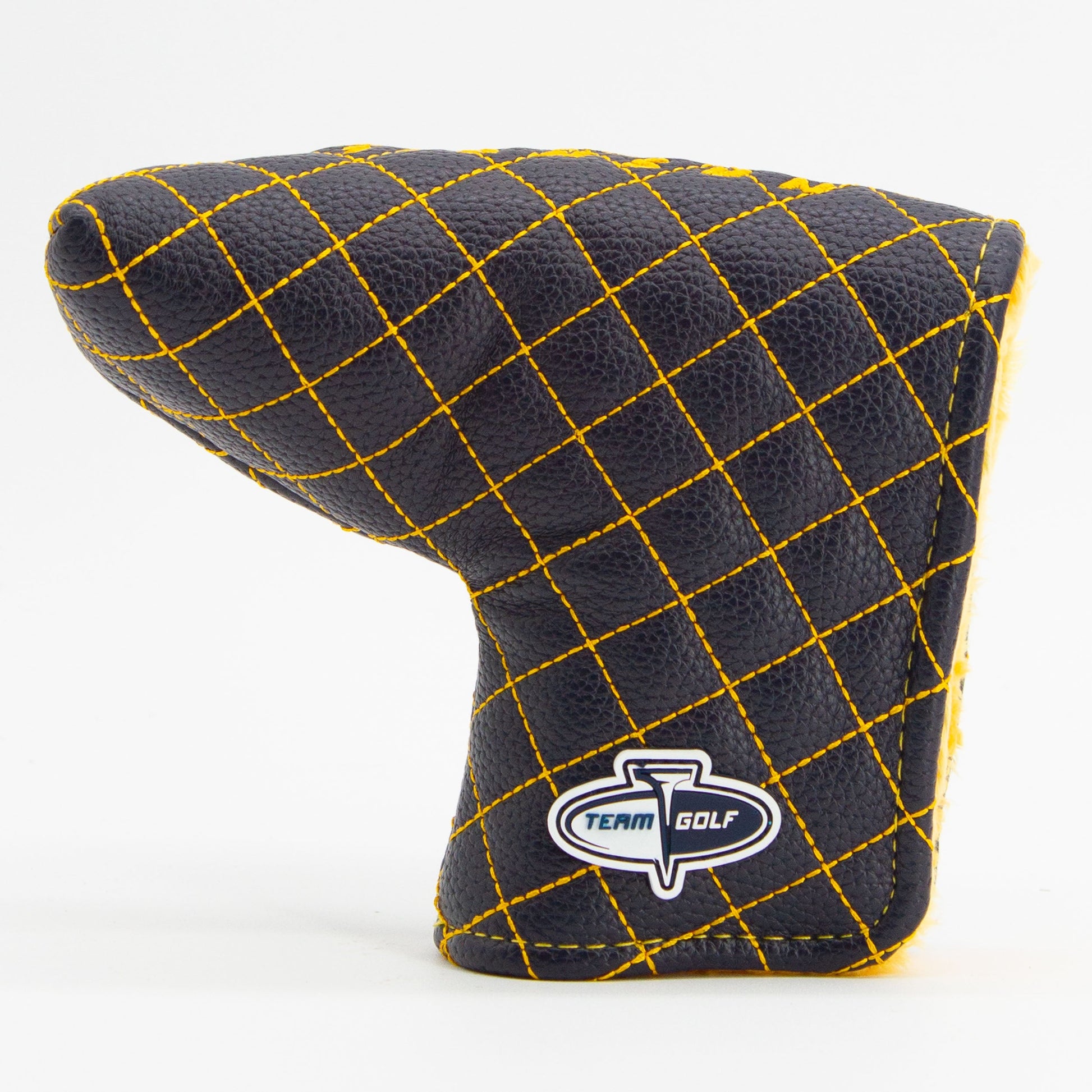 Nashville Predators solid blade putter quilted golf headcover alternate view