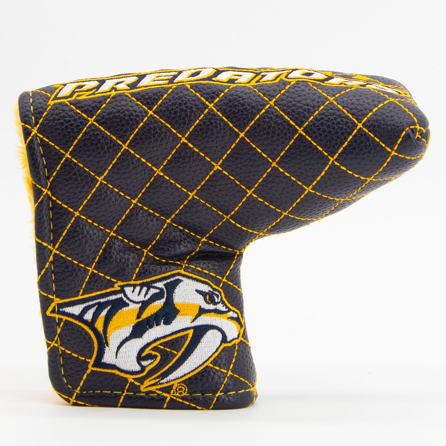 Nashville Predators solid blade putter quilted golf headcover