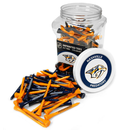 Nashville Predators 175-count golf tee jar with team-imprinted tees