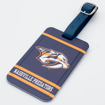 Nashville Predators plastic golf bag tag by Team Golf, product photo 1