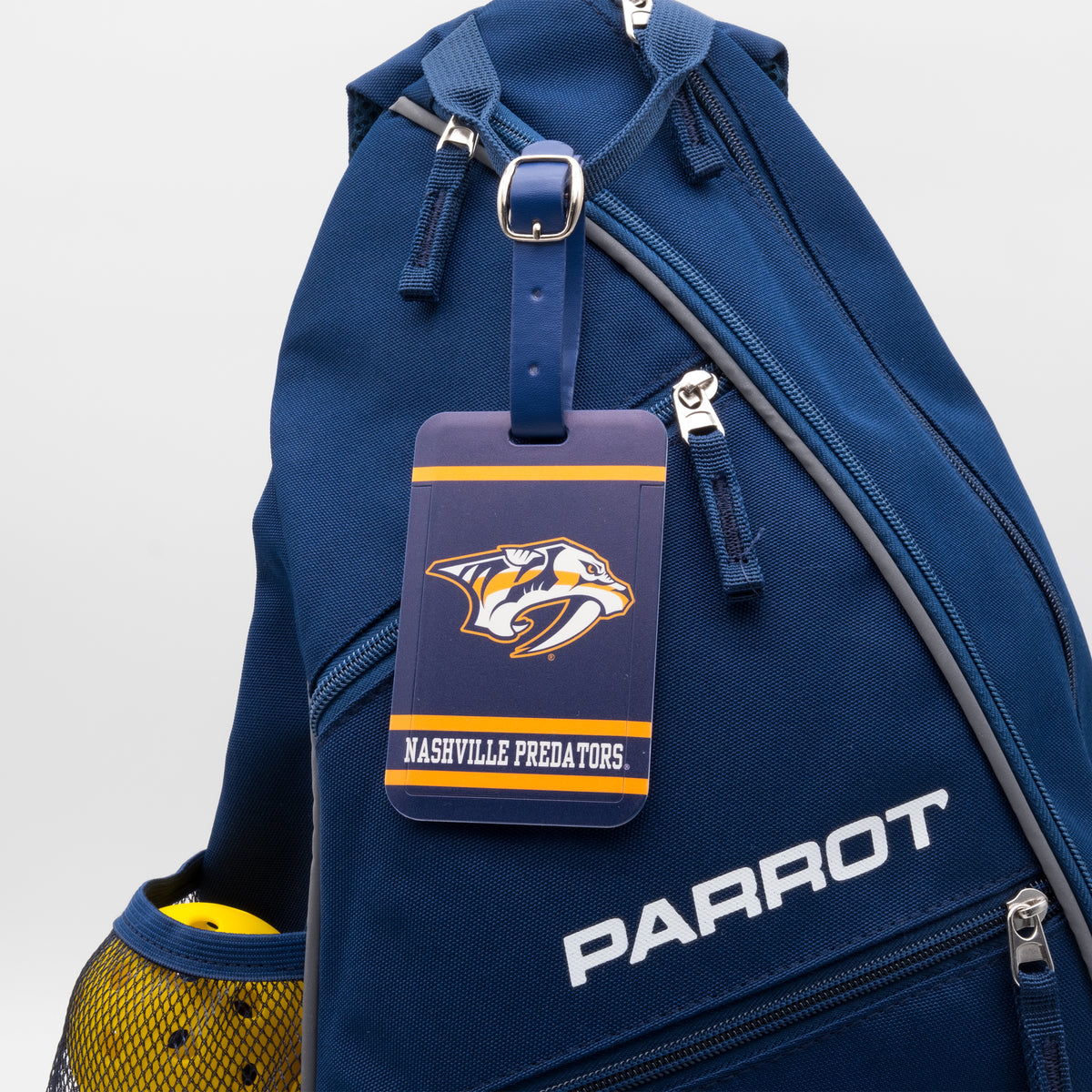 Nashville Predators plastic golf bag tag by Team Golf, product photo 3