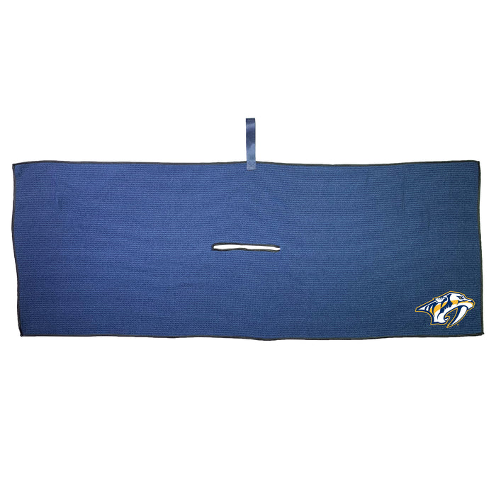 Nashville Predators 16 x 40 microfiber golf towel with team logo