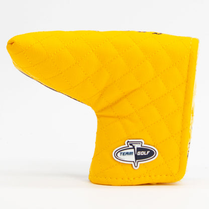 Nashville Predators split blade putter quilted golf headcover alternate view