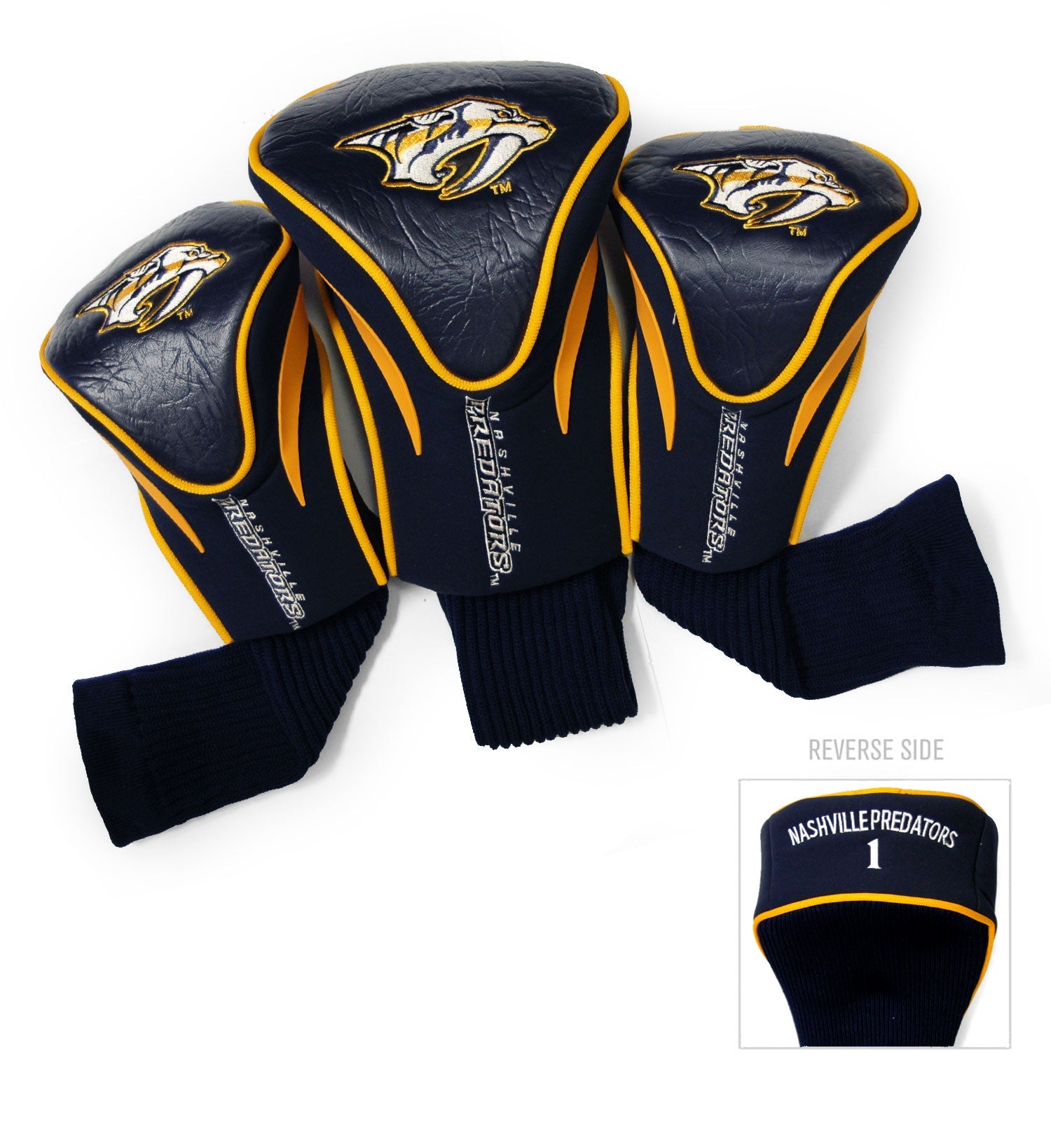 Nashville Predators 3 Pack Contour Sock Headcovers - Club Rehab