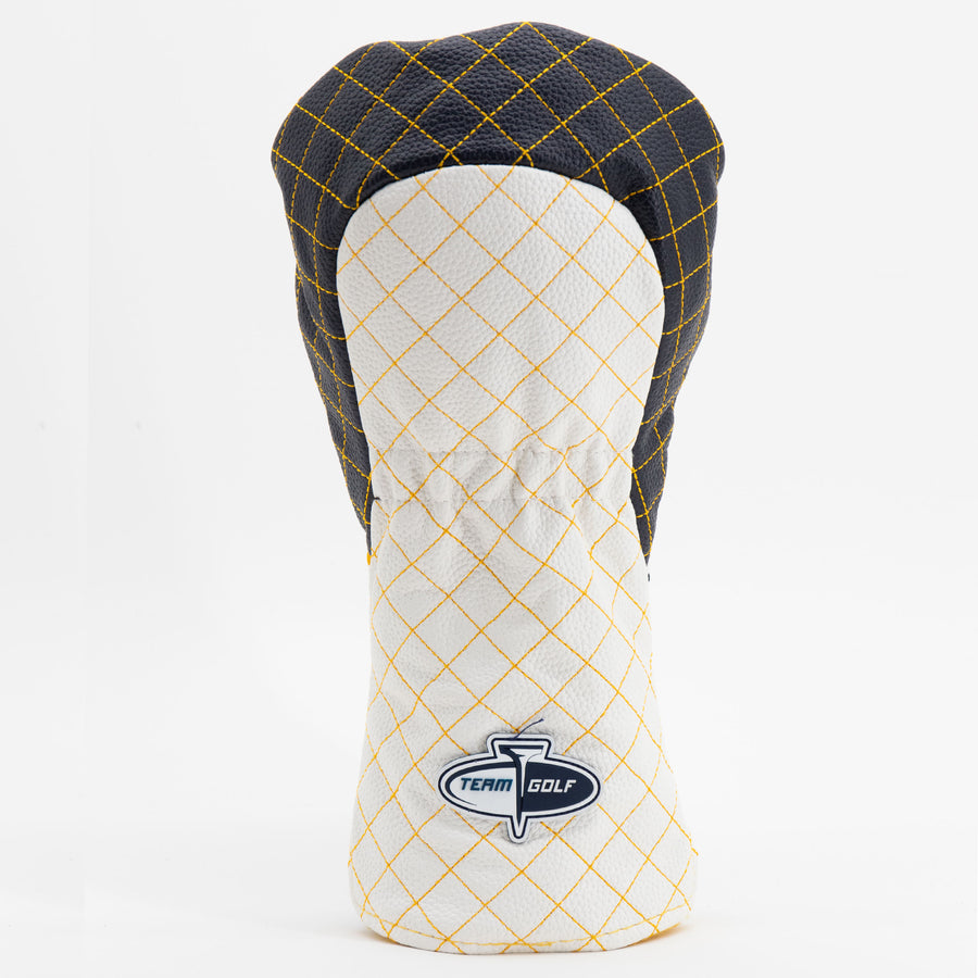 Nashville Predators striped quilted driver cover, back view