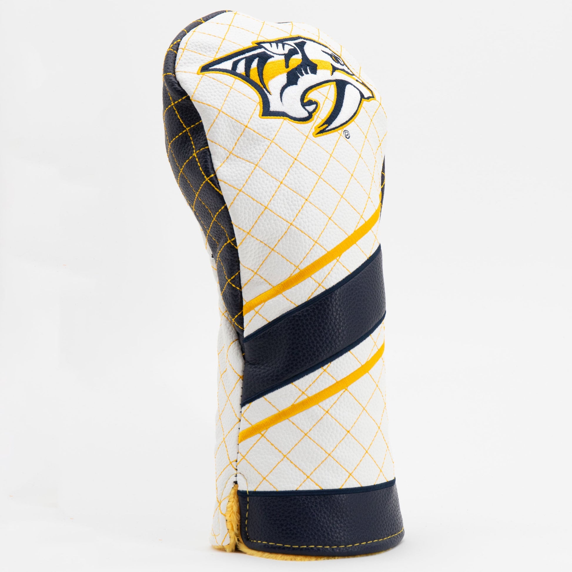 Nashville Predators stripe driver quilted golf headcover alternate view