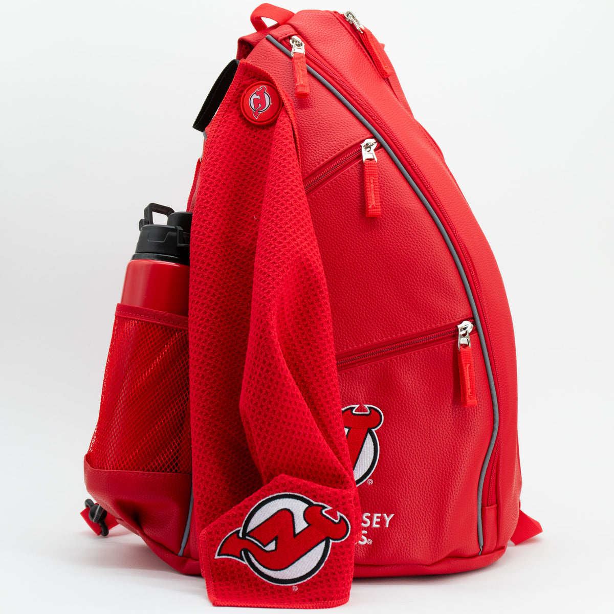 New Jersey Devils PU leather backpack by Team Golf, view 4