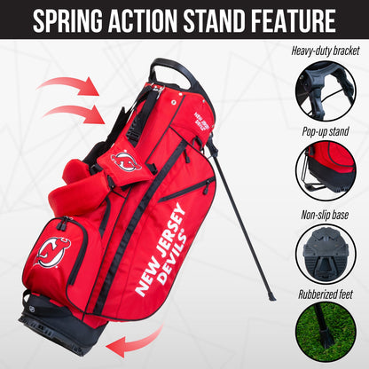 New Jersey Devils Fairway Stand Bag - Image 5 - Club Rehab