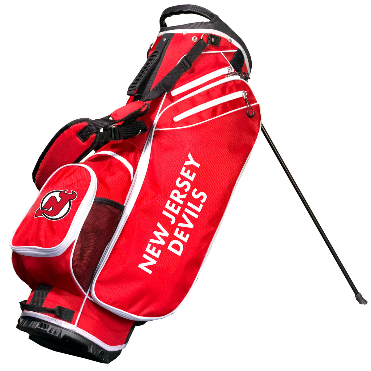 New Jersey Devils Birdie stand golf bag, Red color
