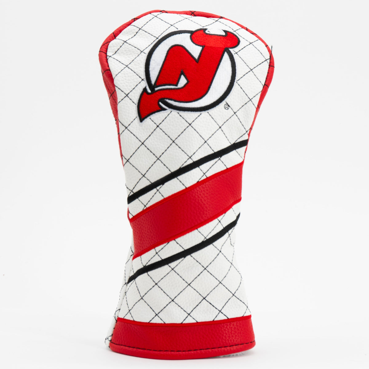 New Jersey Devils Stripe Quilted Fairway Headcover - golf headcover product images