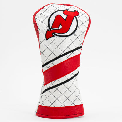New Jersey Devils Stripe Quilted Fairway Headcover - golf headcover product images